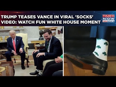 Trump Teases JD Vance: Watch Viral Video Of US President's 'Socks' Moment With V-P In White House