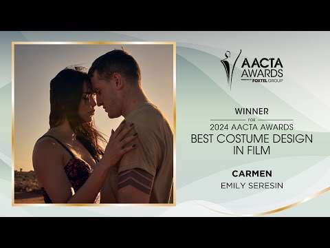 Carmen wins the AACTA Award for Best Costume Design in Film