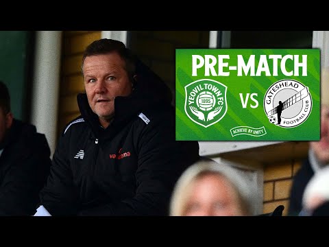 Pre-Match | Mark Cooper | Gateshead