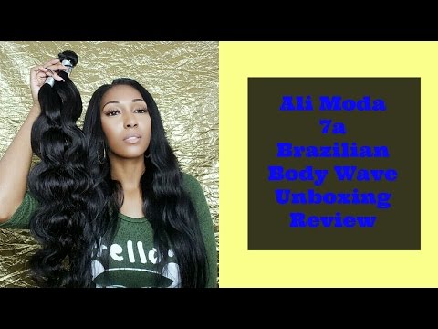 Ali Moda, Ali Express 7a Brazilian Bodywave Unboxing | TRISH BADD