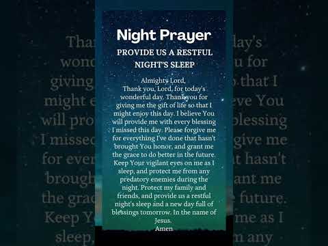 Night Prayer #prayer #praisethelord #nightprayer #jesus #shorts