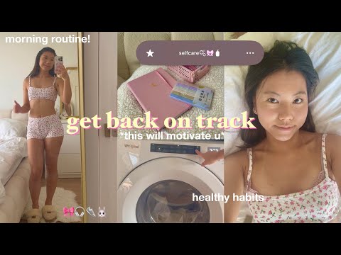 how to show up as HER 🎀 GLOW UP permanently, morning routine & aesthetic vlog