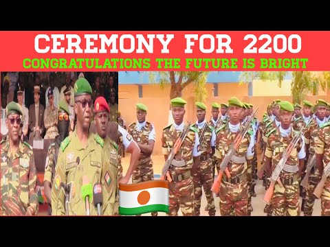 Niger-AES: Ceremony For Over 2000 Army Ready To Defend Their Country..