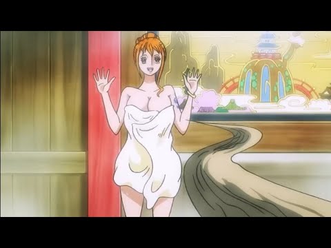 【ONE PIECE】和野の国のナミ風呂シーン「Ep.932〜1080p48」