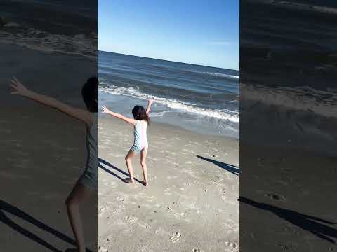 Playing at the beach #FYP #Beach #Florida #NewYear#SupergirlsAldinaandAjlin I don’t know