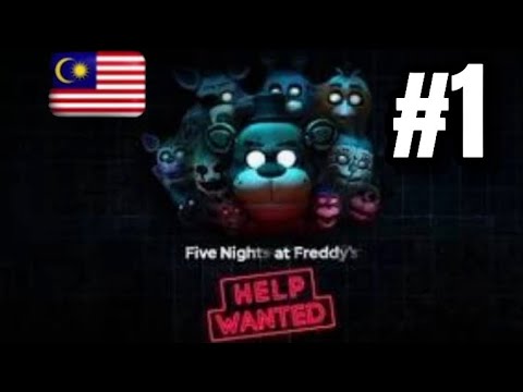 Apa yang terjadi jika kamu menjadi security di tempat para robot!!. Five night at Freddy help wanted