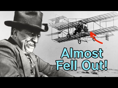 First to Fly! The First US President to take to the skies in an airplane, 1910!