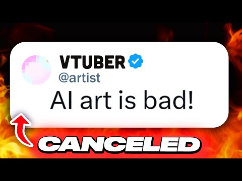 Twitter MAD Over Vtuber's AI Art Take...