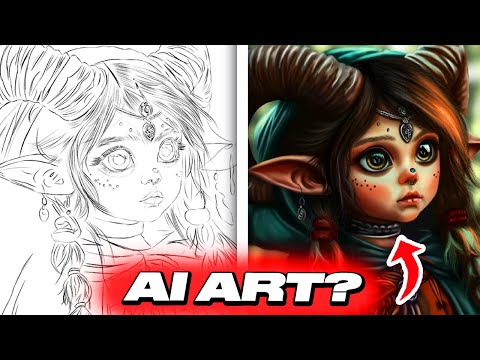 Artist CLAIMS It's Not AI, Public Not So Convinced