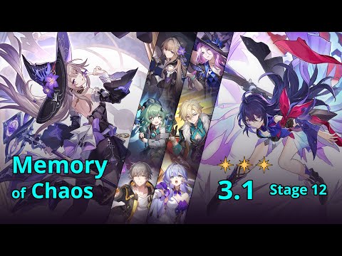 3.1 NEW MOC | E1S1 The Herta & E0S1 Seele + E1S1 Jade - Stage 12 (3 Stars) | Honkai: Star Rail