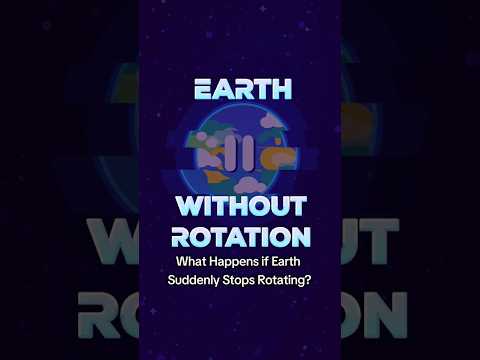 What Happens if Earth Suddenly Stops Rotating? #kurzgesagt #shorts