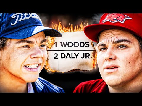 The INTENSE Rivalry Between Charlie Woods and John Daly Jr.