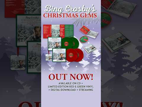 "Bing Crosby's Christmas Gems" album is available NOW! #christmas #bing