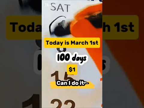 Can I Make $1 in 100 Days? 💸– Day 1