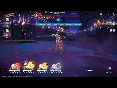 Honkai star rail: apocalyptic shadow 2.3 second side with Follow Up team