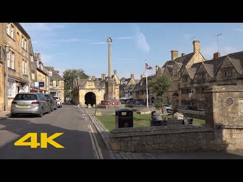 Chipping Campden Walk: Town Centre【4K】