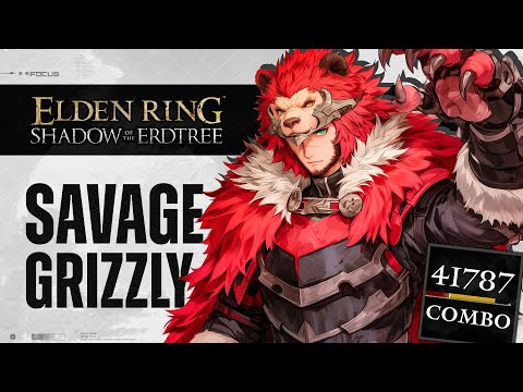 Elden Ring DLC - How To Make The Best Savage Grizzly Build, OP Red Bear's Claw Build ( Buffed )