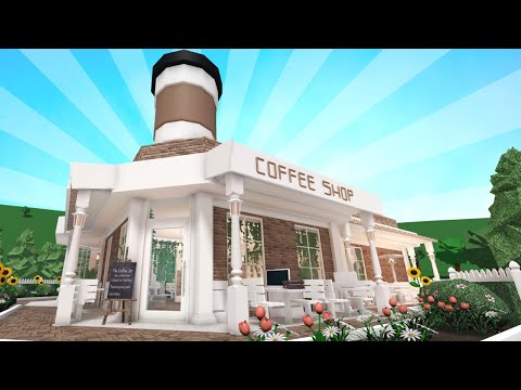 Building a COFFEE SHOP in Bloxburg!