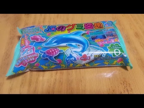 知育菓子　海のグミ図鑑　Gummy picture book of the sea