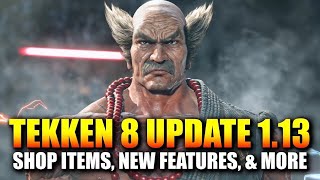 Tekken 8 Update 1.13 - New Features, Shop items, Character Panels, Ghost vs Ghost, & More