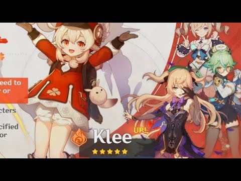 If you pull the klee banner immediately after maintenance...