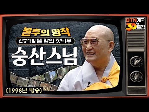 💥숭산스님 생전법문💥 숭산스님의 스승 고산스님 일화와 세계포교 이야기 | BTN 불후의 명작 뜰 앞의 잣나무 숭산스님