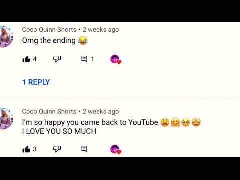 Brady Potter Loved both my comments on YouTube