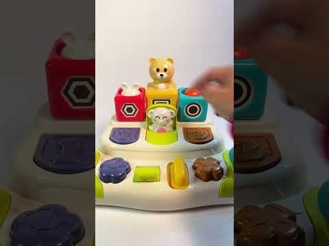 🌈 Colorful Pop Up Animals #shorts #asmr #trending #cute #popupanimals