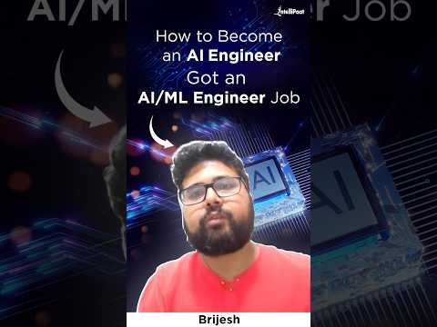 How To Become an Artificial Intelligence Engineer | Got an AI Engineer Job - Intellipaat #Shorts