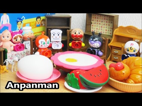 アンパンマン ままごとキッチン お料理したよ！目玉焼きとゆで卵  Anpanman Kitchen Club