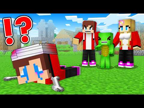 JJ Parents KICKED Disabled Baby JJ Out of Maizen Family and Adopted Baby Mikey in Minecraft - Maizen