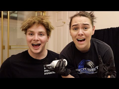 Giving my boyfriend a makeover!