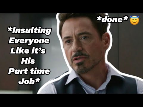 Tony stark AKA ironman being the most savage and iconic superhero of all time