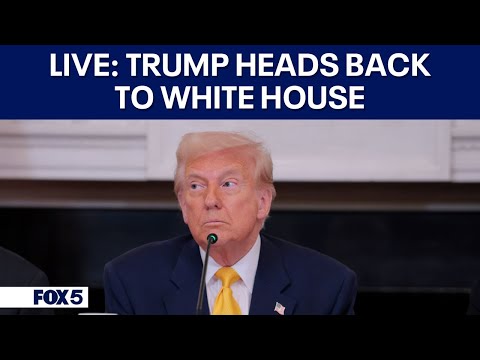 LIVE: Trump heads to White House