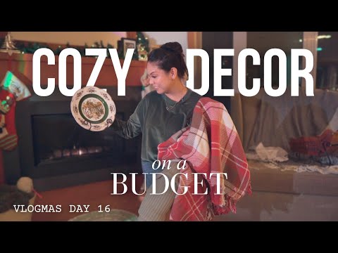 Creating a Cozy Home on a Budget | thrift with me, Christmas decor haul, and vintage finds