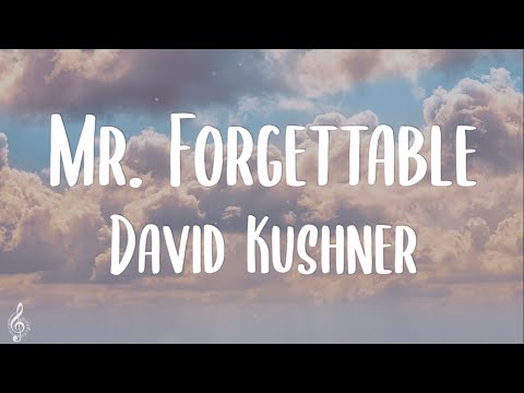 David Kushner - Mr. Forgettable (Lyrics)