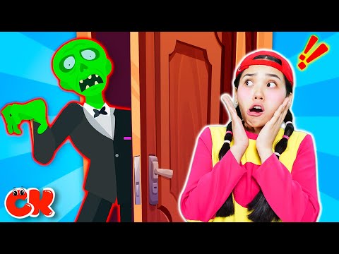 Knock Knock! Who Is At The Door? | Halloween Song & More | Chiki Chaka