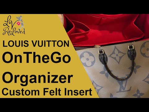 Custom Organizer Insert for Louis Vuitton OnTheGo Tote -  What’s In My Bag - 2019 Giant Collection