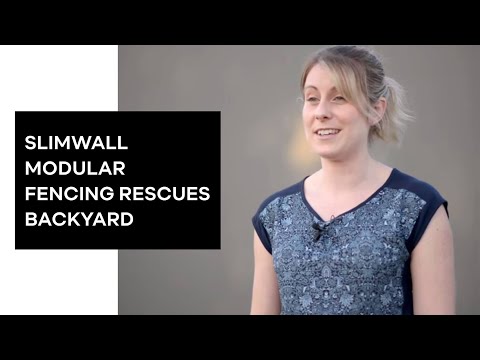 SlimWall Modular Fencing Rescues Backyard from Fencing Disaster | ModularWalls