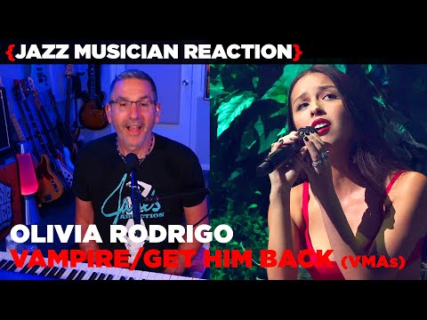 Jazz Musician REACTS | Olivia Rodrigo "Vampire/Get Him Back" @ VMAs | MUSIC SHED EP378