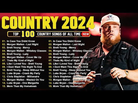 Country Music Playlist 2024 🎶 Luke Combs, Chris Stapleton, Kane Brown, Morgan Wallen, Jason Aldean