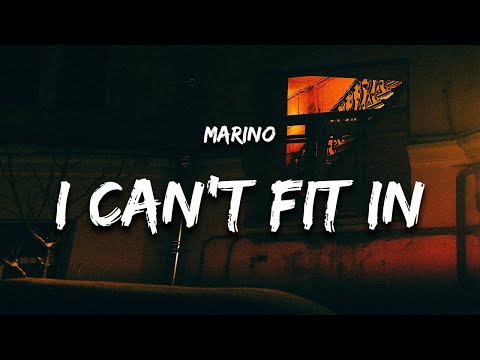 I Can't Fit In (Lyrics) - Marino "i sleep at 3am stay up late at night song"