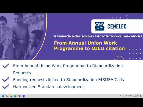 From Annual Union Work Programme to OJEU citation.