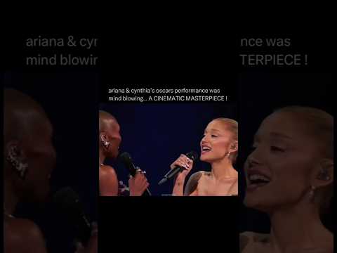 They're mind blowing 😱✨ #shorts #arianagrande #oscars #wicked #singer #live #voice #vocals#viral#fyp