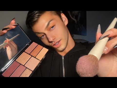 ASMR~ Boyfriend does your makeup (he’s obsessed with you) 💘