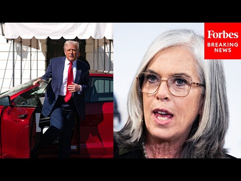 Katherine Clark Calls Out Trump For ‘Hawking’ Musk’s Luxury Cars When People ‘Can’t Afford Eggs’