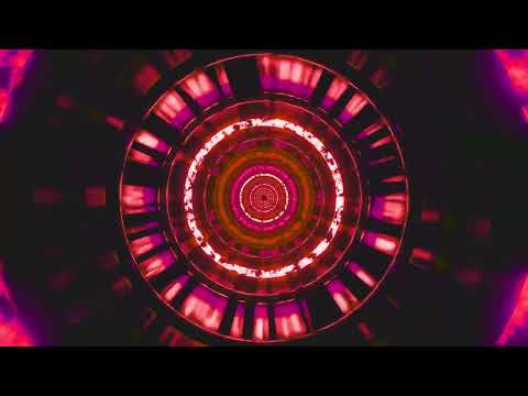 [4K] Circle Light Tunnel Loop - DJ Visuals