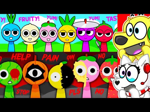 The FRUITY SPRUNKI got SCARY.. (Roblox Frunki)