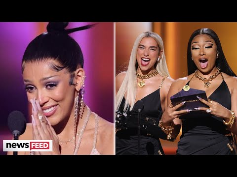 The Grammys 2022 MUST-SEE Moments! (Doja Cat Crying, Dua Lipa Vs. Megan The Stallion & More!)