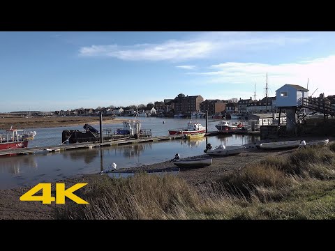 Wells-next-the-Sea Walk: Town Centre & Beach【4K】